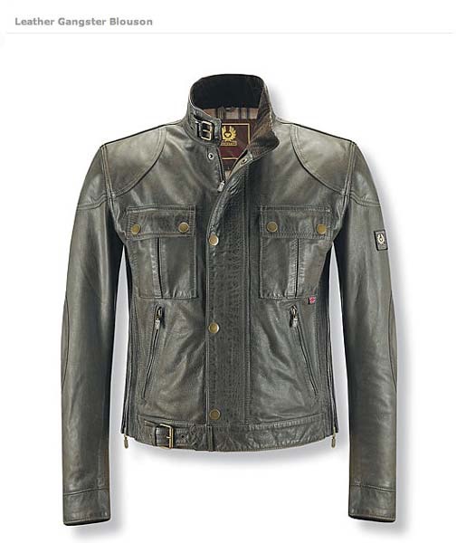 Leather Gangster Blouson